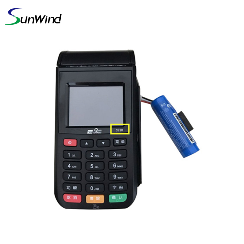 Replacement ICR18650 Battery for Pax S910 IS594 3.7V 2600mAh 2200mah Pos Terminal Battery